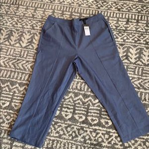 Cute work pants blue NWT